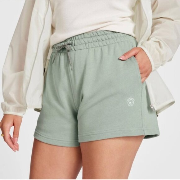 Allbirds Women's R&R Sweat Short Havy Pine Medium - Picture 7 of 7